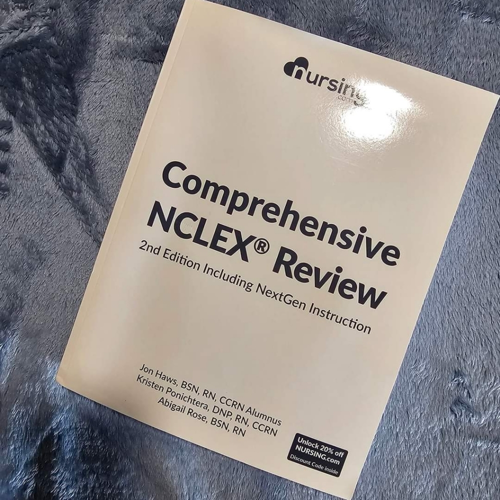 NCLEX study/review textbook